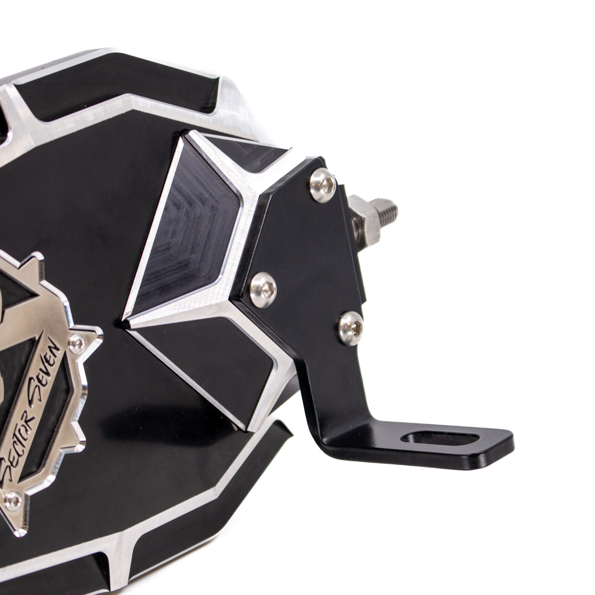 Sector Seven Navigator Mirrors with Light Brackets (M10-1.25 Threaded Ball Mount)