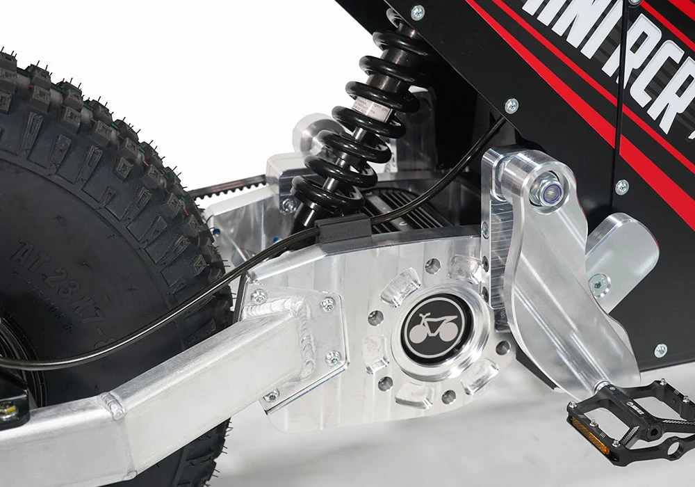 Mini RCR RCR F2 Electric Bike Red with Red Fenders