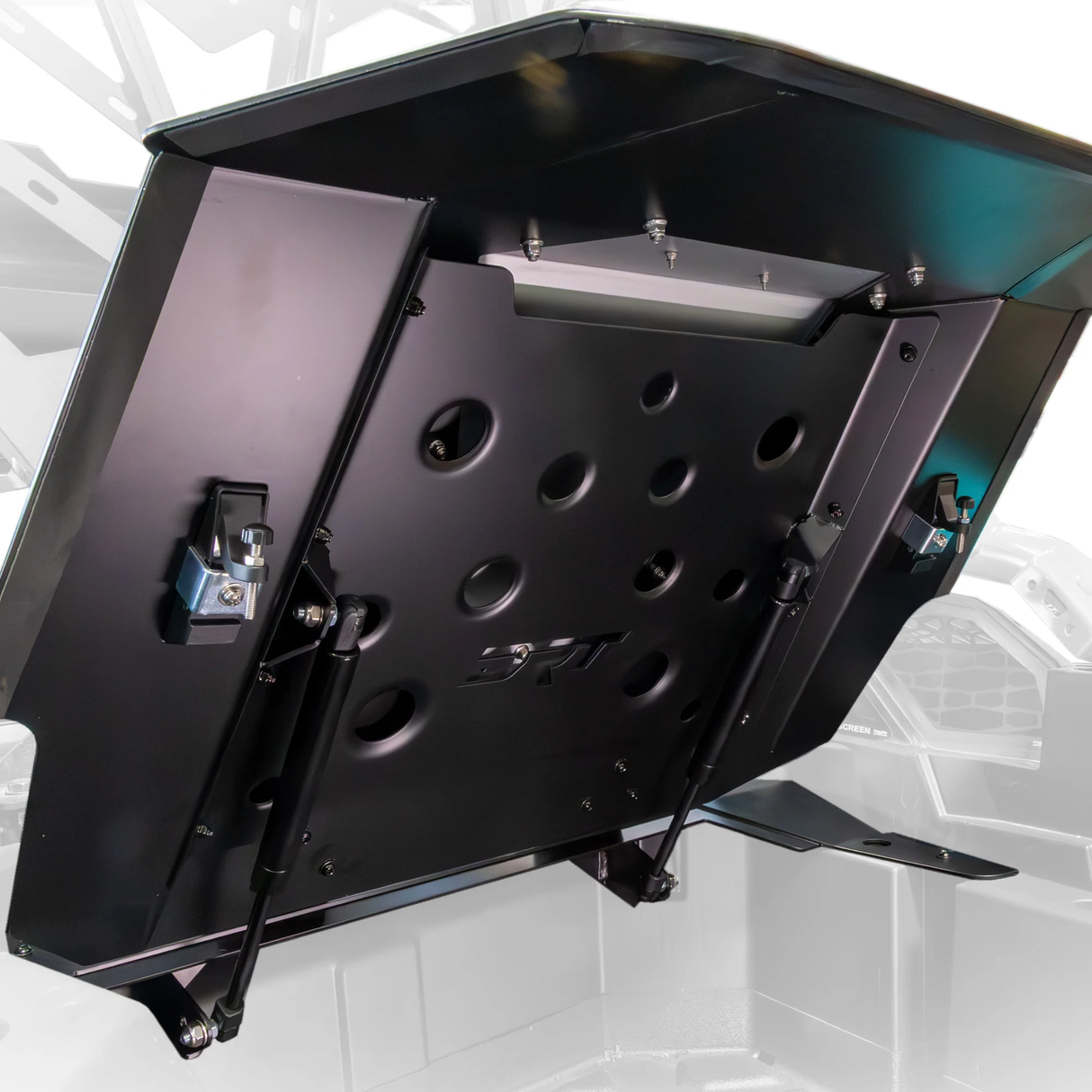 DRT Motorsports 2022+ Polaris Pro R Desert Runner Aluminum Trunk Enclosure – Black