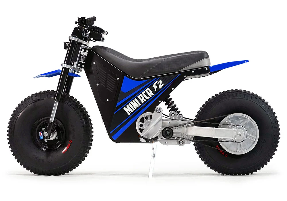 Mini RCR RCR F2 Electric Bike Blue with Blue Fenders