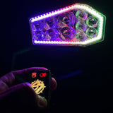 Sector Seven PRIZM LED Lighted Mirrors (Inc. Wire Harness & Switch) Mounts Sold Separately
